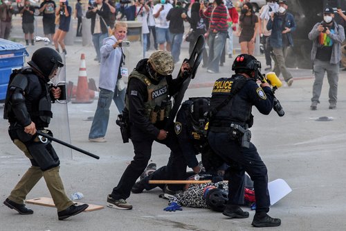 protest v los angelesu