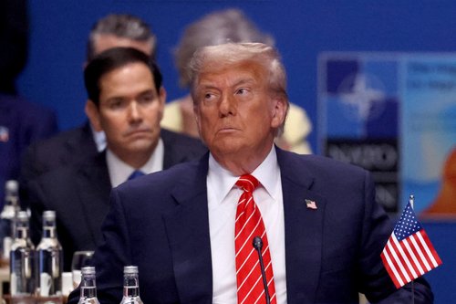 Donald Trump na vrhu Nata v Haagu