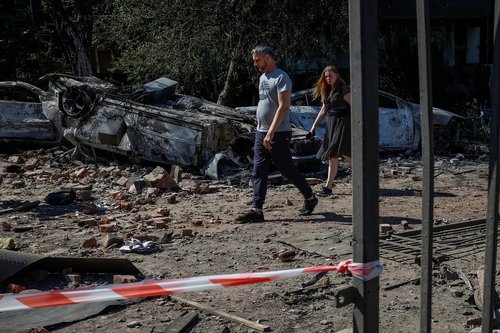 Posledice ruskega napada na Kijev