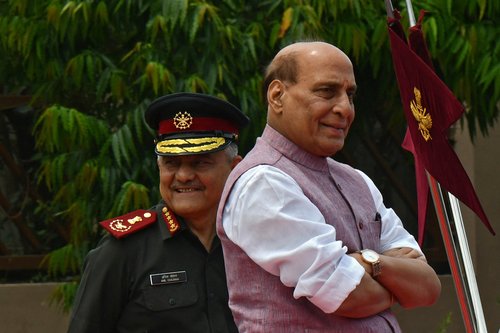 Indijski obrambni minister Rajnath Singh