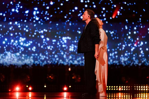 Klemen Slakonja in Mojca Fatur na Evroviziji