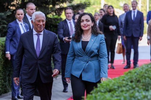 Antonio Costa in Vjosa Osmani