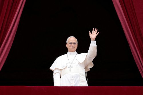 Papež Leon XIV. ob prvem nagovoru vernikom