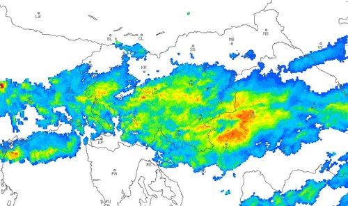 radarska slika padavin