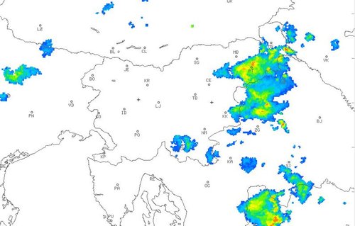 radarska slika padavin