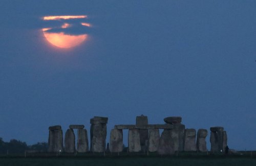 super Luna, Stonehenge