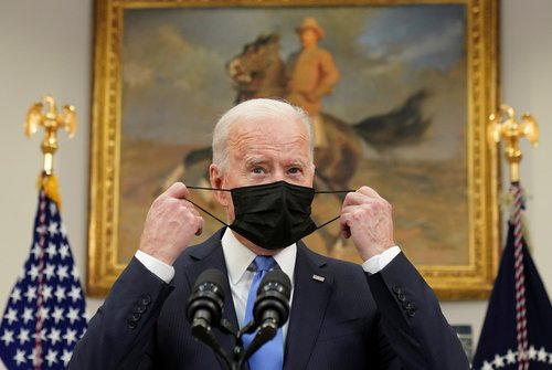 joe biden, maska, koronavirus