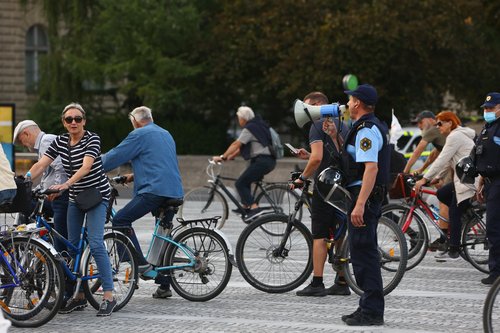 protest, petek, ljubljana
