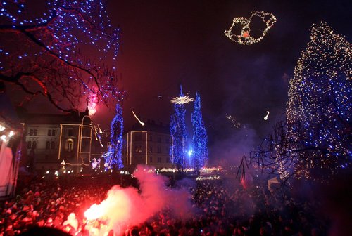silvestrovanje, ljubljana, mol