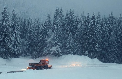 sneg, soriška planina