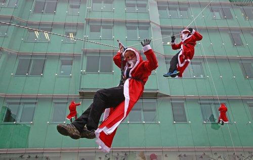 božičkov spust, pediatrična klinika