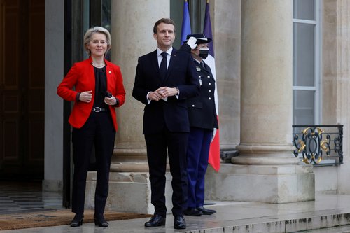 Emmanuel Macron, Ursula von der Leyen