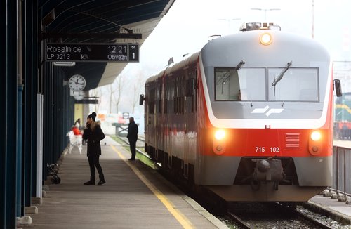 Železniška postaja Ljubljana, vlak