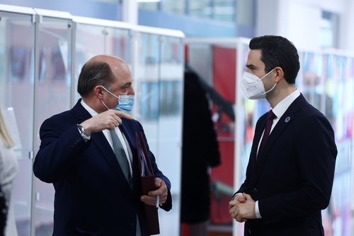 Ben Wallace, Matej Tonin, srečanje