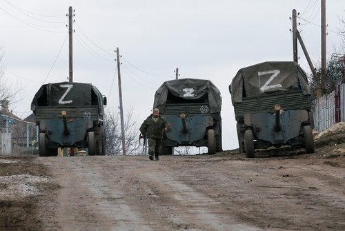 Pro-Russian troops deployed in Donetsk region
