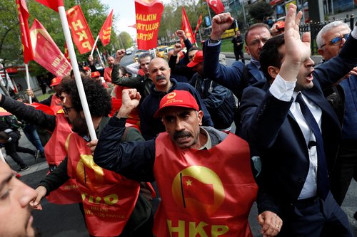 Prvomajski protesti v Istanbulu