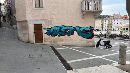 Grafit na Hiši Benečanki