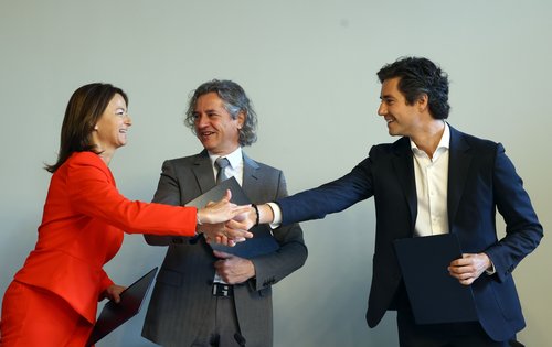 Tanja Fajon, Robert Golob, Luka Mesec