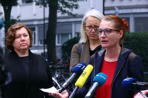 Novinarska konferenca novinarskih sindikatov na RTV Slovenija