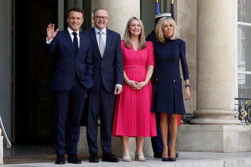Emmanuel Macron, Anthony Albanese