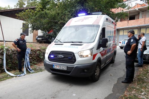 Cetinje, Črna gora, streljanje