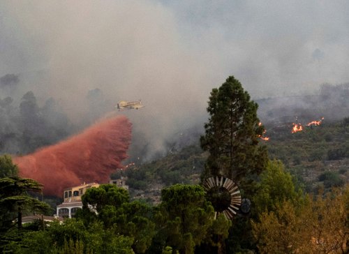 španija, gozdni požar