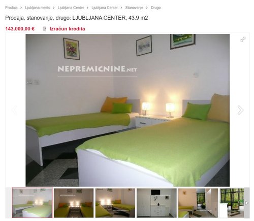 oglas za stanovanje