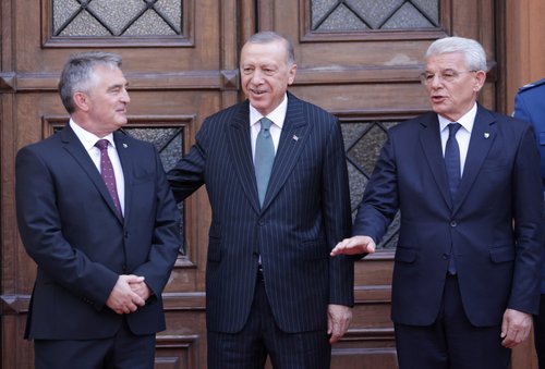 Tayyip Erdogan v Sarajevu