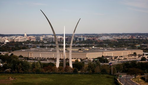 FILE PHOTO: The Pentagon building is seen in Arlington, Virginia, U.S.