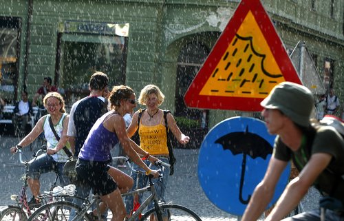 dež, sonce, ljubljana