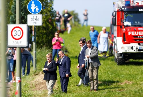 angela Merkel, poplave, nemčija