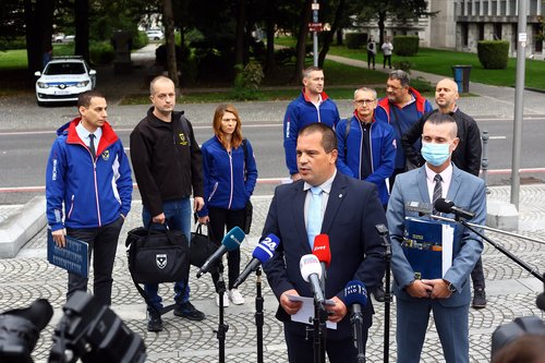 Novinarska konferenca Sindikata policistov Slovenije