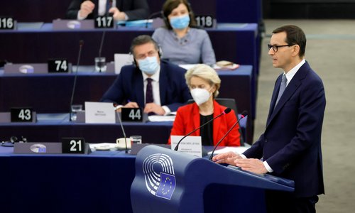 Mateusz Morawiecki, Ursula von der Leyen
