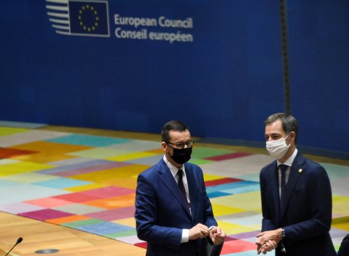 FILE PHOTO: EU leaders summit in Brussels