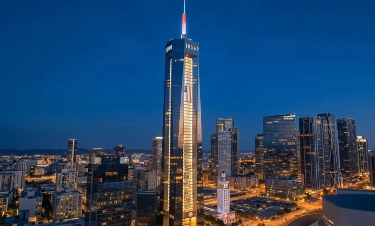 Pokazali načrte za Trumpovo knjižnico: zlate tekoče stopnice in zlat kip predsednika (VIDEO)