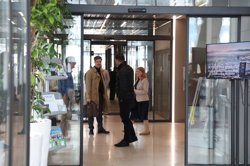 Luka Mesec in Zoran Stevanović