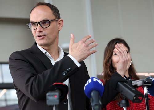 Anže Logar in Eva Irgl