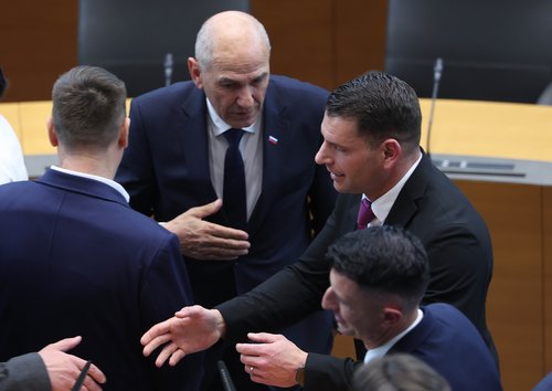 Zoran Stevanović in Janez Janša