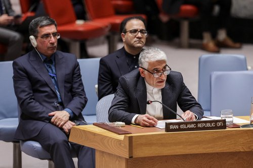 Iranski veleposlanik pri ZN Amir Saeid Iravani