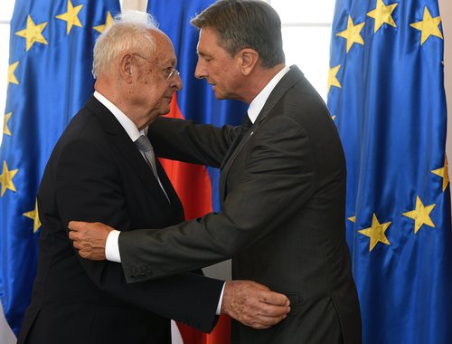 Ivan Rebernik in Borut Pahor