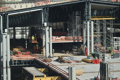 Gradnja Železniške postaje Ljubljana