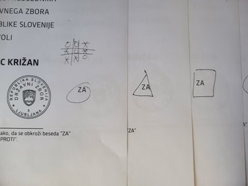 Poslanci so si na glasovnicah tudi tokrat dali duška. Krivec in Križan izvoljena za podpredsednika državnega zbora