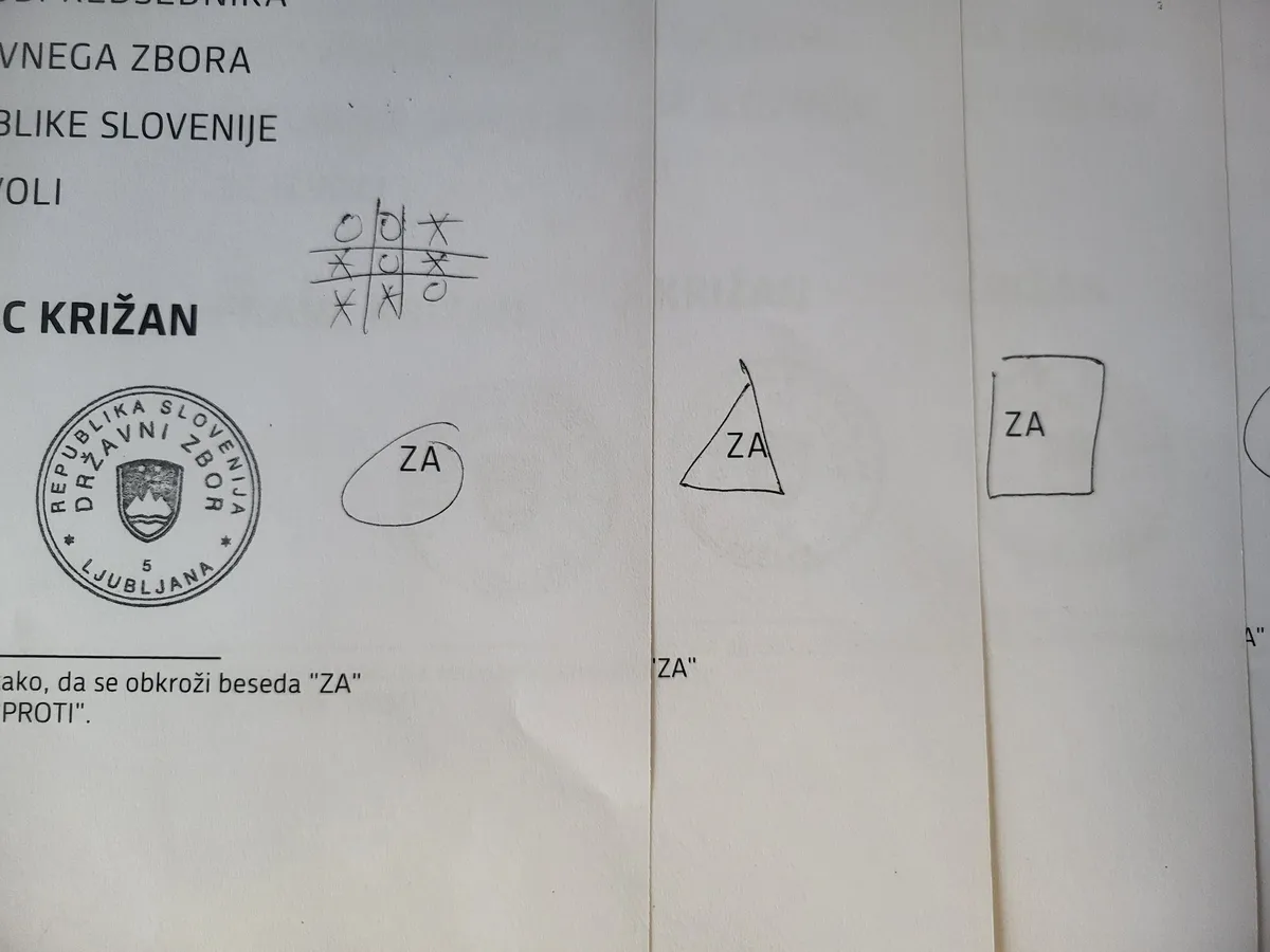Poslanci bodo lahko še naprej označevali glasovnice na tajnih glasovanjih