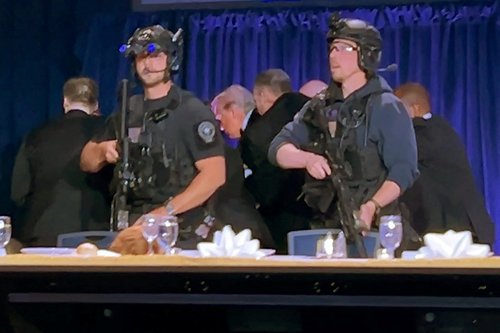 Evakuacija Donalda Trumpa