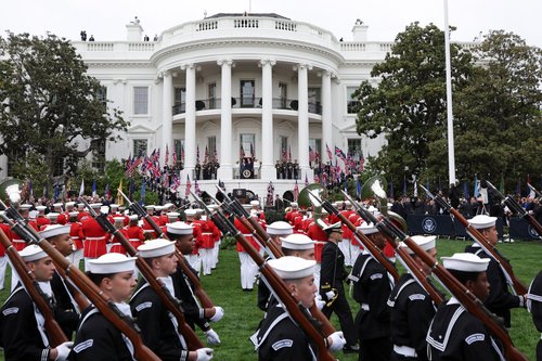 Sprejem britanskega kralja Karla III. in kraljice Camille v Washingtonu