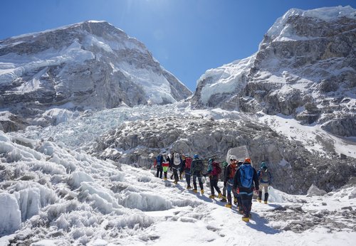 Ledenik Khumbu, Mount Everest