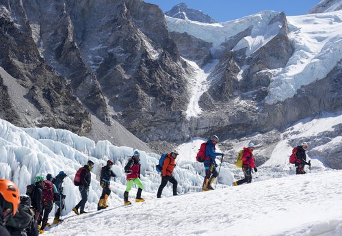 Ledenik Khumbu, Mount Everest