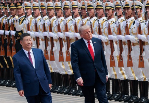 Ši Džinping in Donald Trump