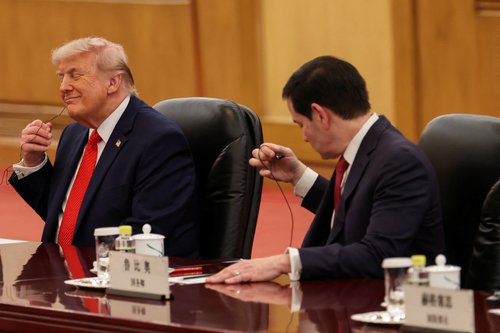 Donald Trump in Marco Rubio