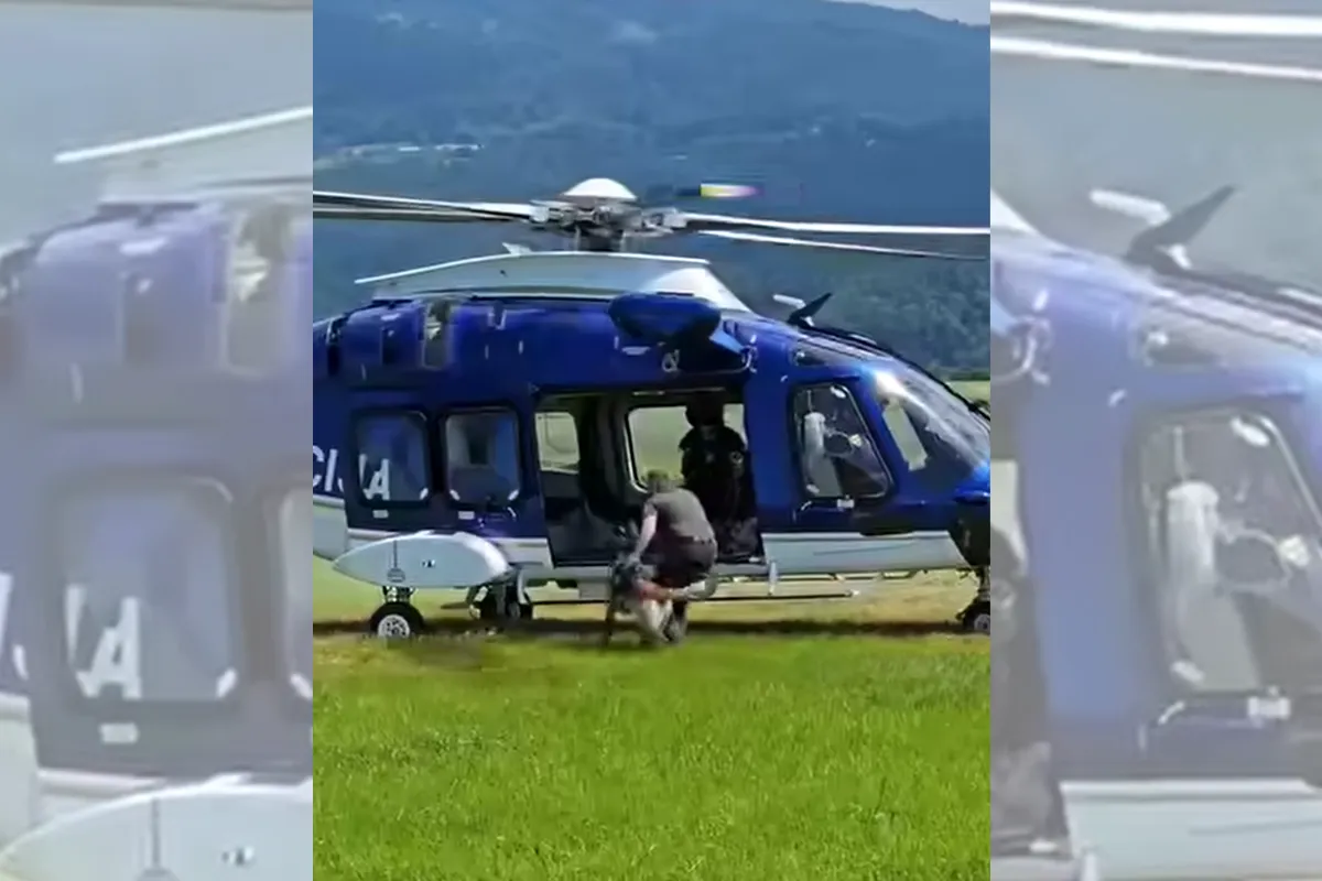 Policijski pes na posebnem preizkusu, ki zahteva veliko zaupanja in zbranosti (VIDEO)